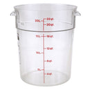 CAMBRO RFSCW22 CONTAINER 12-1/8-INRD 22 QT CLR