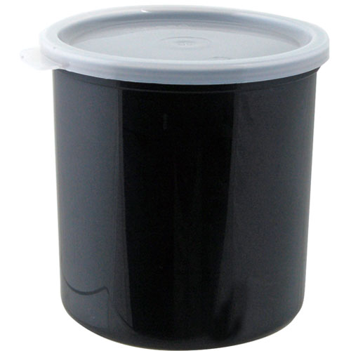 ALL POINTS 178748 CROCK W/LID 1.2 QT BLACK(110)