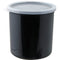 ALL POINTS 178748 CROCK W/LID 1.2 QT BLACK(110)