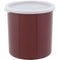 ALL POINTS 178749 CROCK W/LID 1.2 QT BROWN(195)