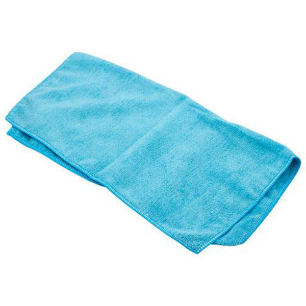 ALL POINTS 1421562 BLUE MICROFIBER TOWEL 16X16IN