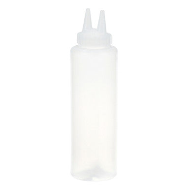 VOLLRATH VOL2212-13 BOTTLE SQUEEZE TWIN TIP 12OZ