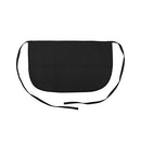 MAVRIK 2103BLK 13IN ROUNDED WAIST APRON BLACK
