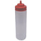 VOLLRATH VOL4924-1302 BOTTLE CLEAR 24OZ W/RED LID