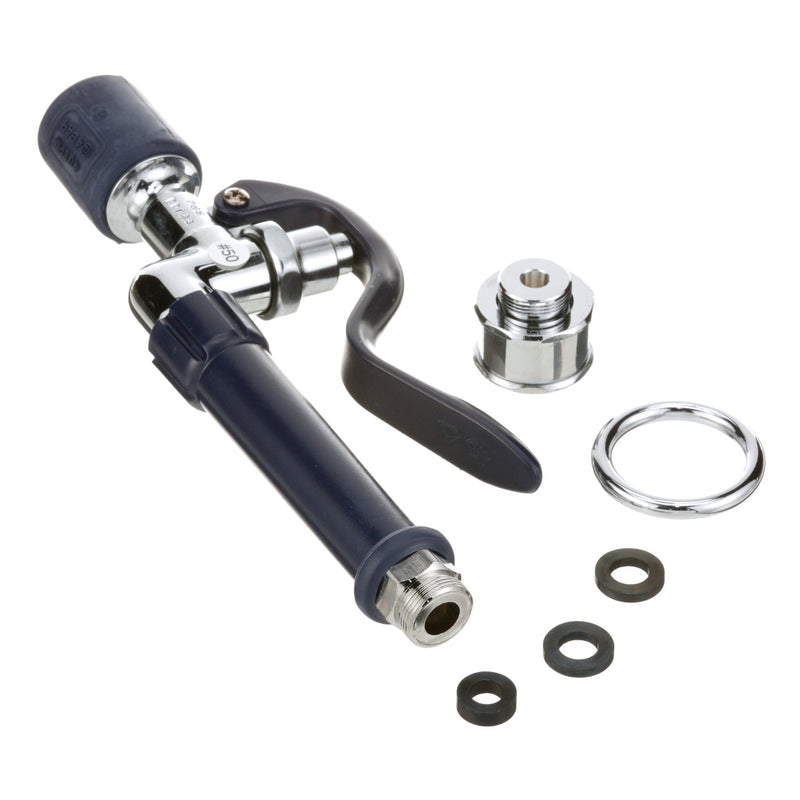 T&S EB-0107-J-SWV SPRAY VALVE BLUE GRIP HANDLE & SWIVEL 1.07 GPM @