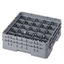 CAMBRO 25S638-151 GLASS RACK 25 COMP -151 SFT GRAY- 6 7/8IN MAX HT
