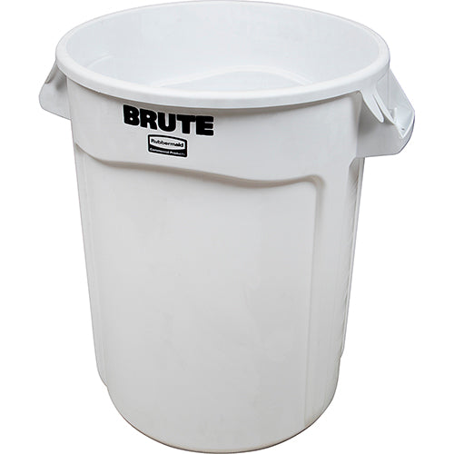 MAVRIK 136157 TRASH CAN-32GAL RNDWHITE