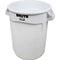 MAVRIK 136157 TRASH CAN-32GAL RNDWHITE