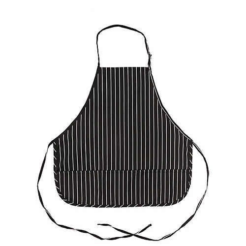 MAVRIK 2119CKS 27 IN ROUNDED BIB APRON STRIPED 3 POCKET