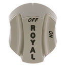 ROYAL RANGE 3102 BLUE KNOB-FLAT SIDE DOWN