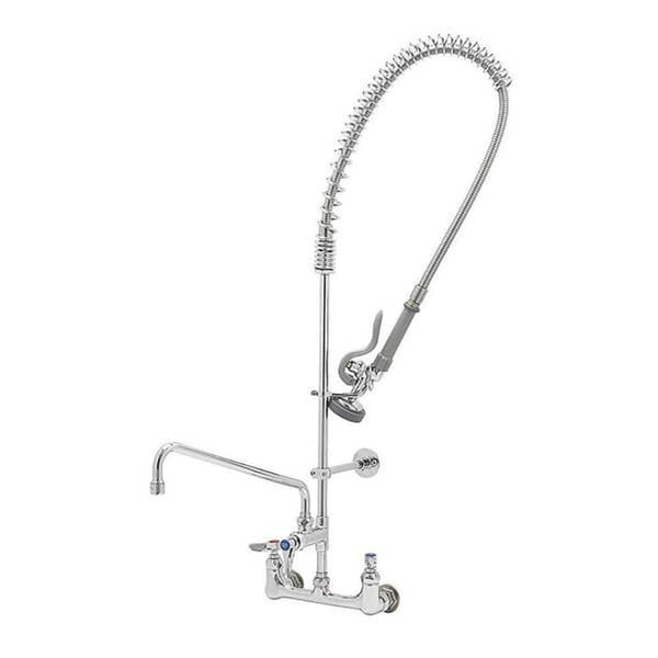 T&S B-0133-ADF14-B EASYINSTALL PRE-RINSE SPRING ACTION 8 WALL MOUN