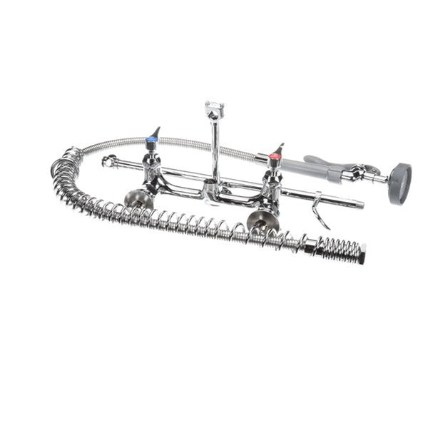 T&S B-0133-CR-B PRE-RINSE EASYINSTALL 8 WALL MOUNT FAUCET SPRI