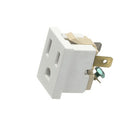 WILBUR CURTIS WC-14001 RECEPTACLE SNAP-IN 125V 15A SC