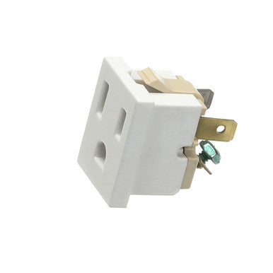 WILBUR CURTIS WC-14001 RECEPTACLE SNAP-IN 125V 15A SC