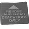 HENNY PENNY 16912 LABEL DEAD WT VALVE