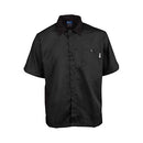 MAVRIK 2240BKBK2XL 2XL ACTIVE CHEF SHIRT BLACK SS