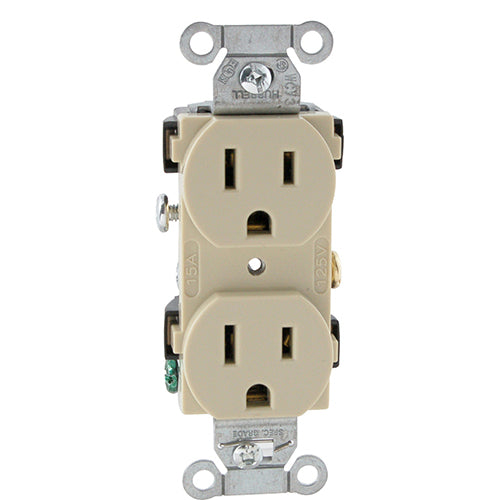HUBBELL CR151 RECEPTACLE DUPLEX 125V 15A