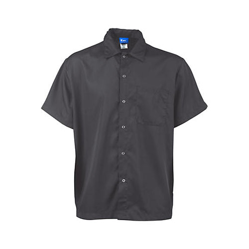 MAVRIK 25523XL 3XL FRONTSNAP COOK SHIRT SLATE