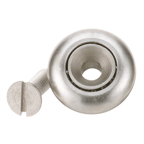 KAIRAK 3806000 3/8 IN X 1 1/16 IN THREADED CONVEX ROLLER