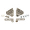 GLASTENDER 06001373 HINGE SET AND BRACKETS 180^ SWING 1-1/2 WALL CO