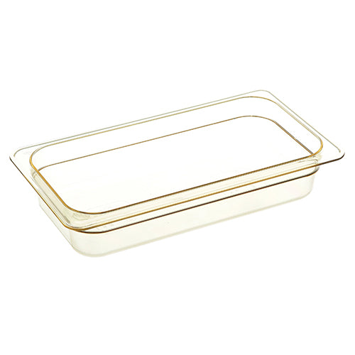 CAMBRO 32HP HOT PAN THIRD X 2 1/2 INAMBER