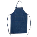 MAVRIK 2942DBL 40 IN DENIM BIB APRON 2 POCKETS