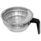 BUNN 20217-0000 FUNNEL ASSEMBLY SST-BLK HDL(7.62