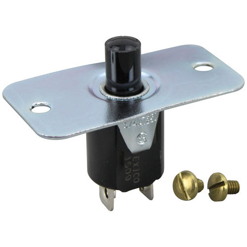 MAVRIK 421403 MOMENTARY ON/OFF 2 TAB PUSH LIGHT SWITCH W/ RECTANGLE FLANGE