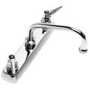 T&S 1120 8 IN DECK MOUNT HEAVY DUTY FAUCET W/ 6 IN SPOUT