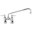 T&S 0225 4 IN DECK MOUNT HEAVY DUTY PANTRY FAUCET W/ 12 IN SPOUT