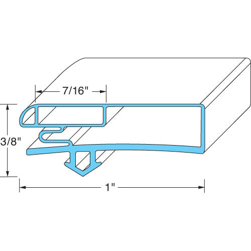 ANTHONY 02-14160-2011 DOOR GASKET 29-3/16 X 60-3/16