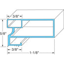 ARCTIC AIR 216522315 DOOR GASKET ARCTIC AIR REPLACEMENT PART