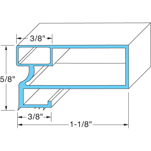 ARCTIC AIR 216522315 DOOR GASKET ARCTIC AIR REPLACEMENT PART