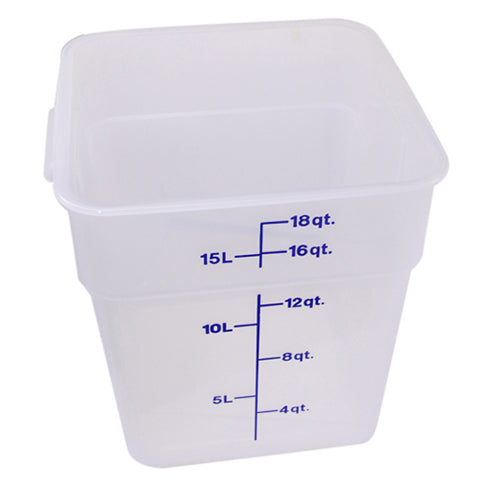CAMBRO CAM18FSPP190 CONTAINER TRANSLUCENT18 QT