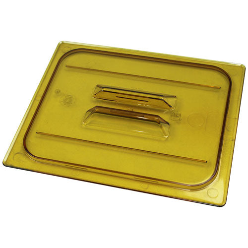 CAMBRO SP-320 HOT PAN LID HALF SZ-150 AMBER