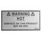 HENNY PENNY 18176 LABEL-WARNING HOT