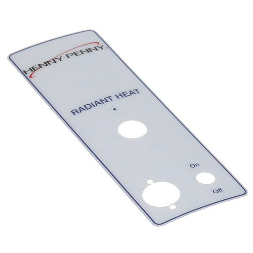 HENNY PENNY 44009 DECAL - KFC TOP CONTROL PANEL