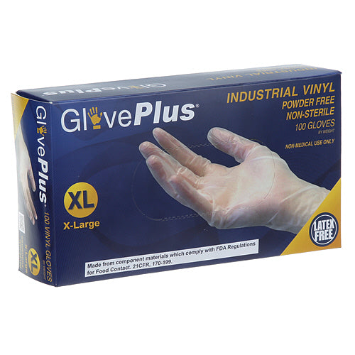 ALL POINTS 8014553 GLOVES PWDRFREE BX/100 GLOVEPLUS CLR VNL XL