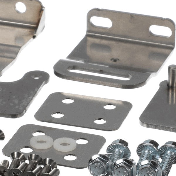 GLASTENDER 06006596 HINGE SET AND BRACKETS FOR WOOD DOORS 180^ SWING