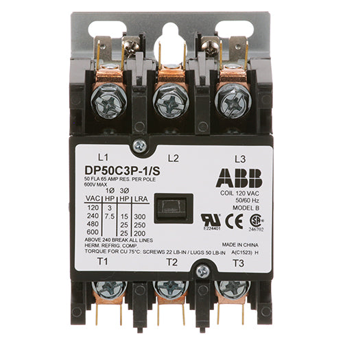 JACKSON 05945-002-24-70 CONTACTOR 3-POLE 120V 50A