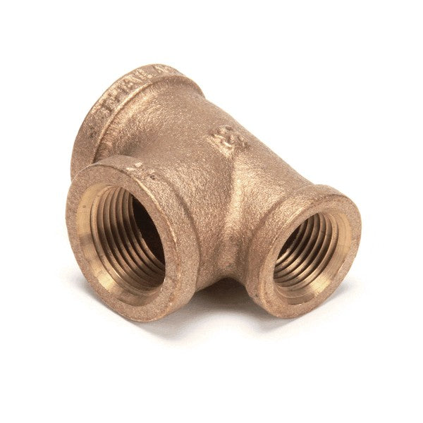CHAMPION 102525 TEE RED 3/4X1/2X3/4 BRASS