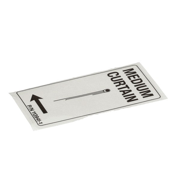 CHAMPION 113941-1 LABEL CURTAIN RL MED 500 PER RL