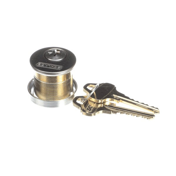 DETEX 20-001 MORTISE CYLINDER 1 1/8-IN C123 KEYW