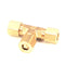 HENNY PENNY FP05-011 TEE-1/4 X 1/4 X 1/4 BR COMPR.