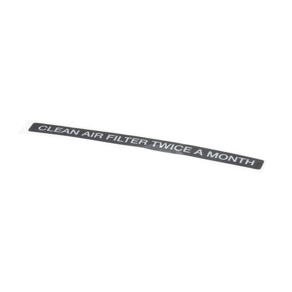 HOSHIZAKI 426177-01 LABEL - AIR FILTER