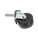 IMPERIAL 4009 2IN X 1IN SWIVEL RUBBER CASTER 3/8IN-16X1-1/4 (IF-