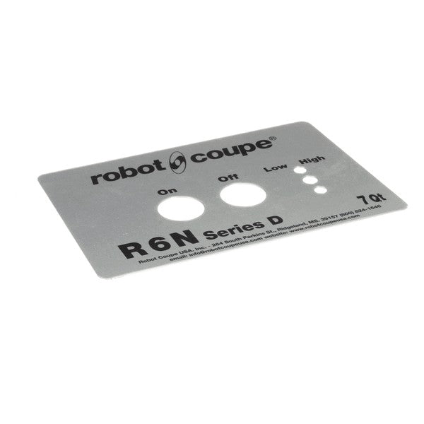 ROBOT COUPE 407234 FRONT PLATE R6N SERIES D