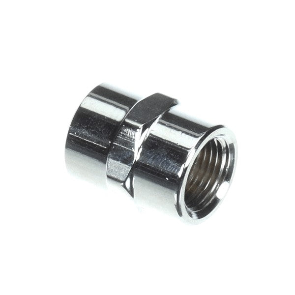 T&S 001769-40 COUPLING 3/8 NPT (CHROME-PLATED BRASS)