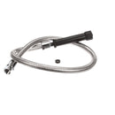 T&S 5HSE44 HOSE 44 FLEX STAINLESS STEEL BLACK HANDLE