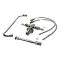 T&S B-0201-02 DOUBLE PANTRY FAUCET SINGLE HOLE BASE 12 SWING